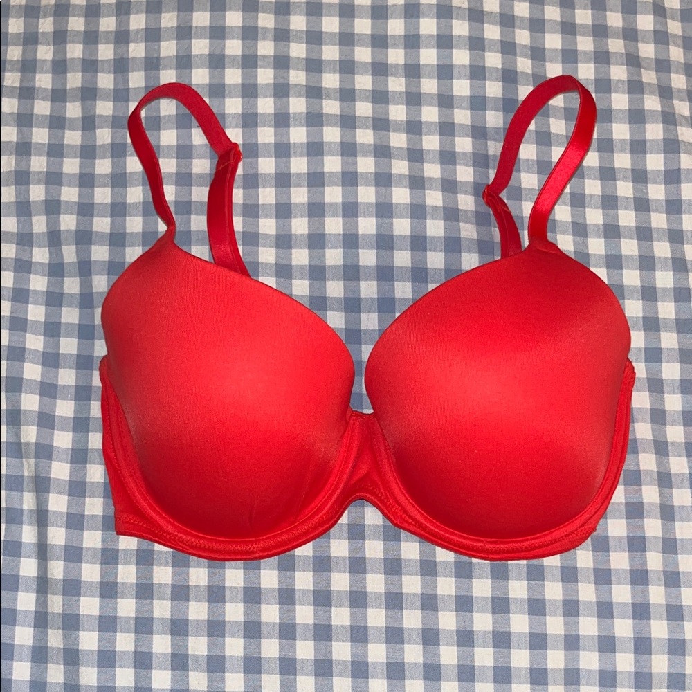VS Pink red bra